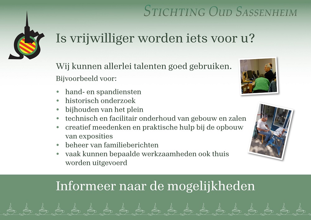 vrijwilligers gevraagd site